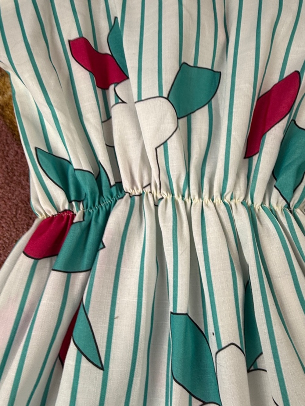 VINTAGE MIDI DRESS SMALL - Picture 8 of 9